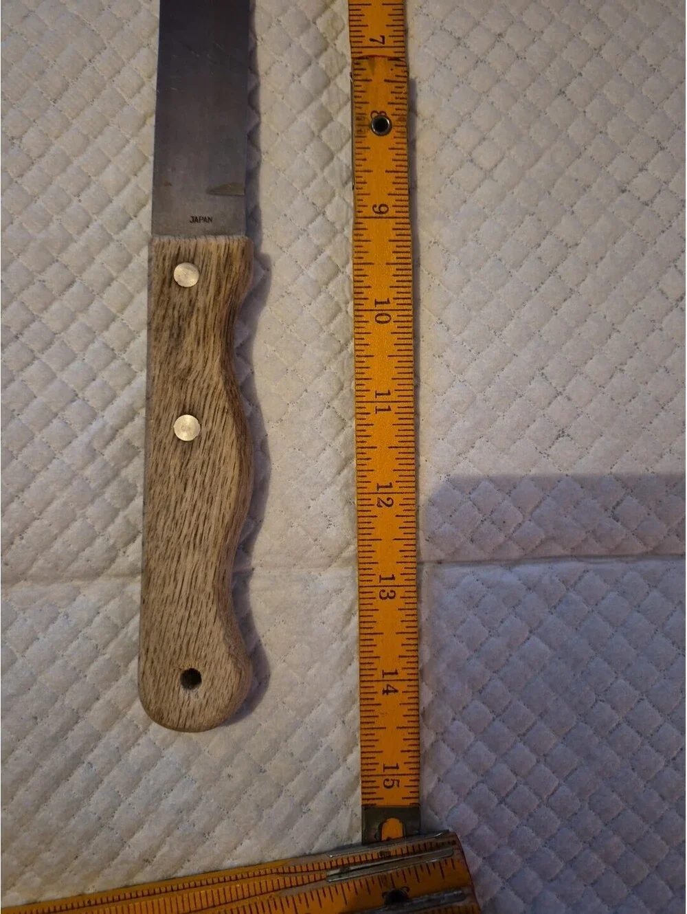 Vintage Chefs Collection Stainless Steel 14.5” Round Tip Icing Knife Wood Handle